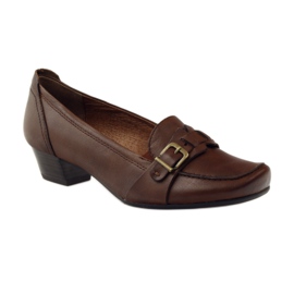 Caprice zapatos bajos zapatos de salón mujer 24305 marrón 1
