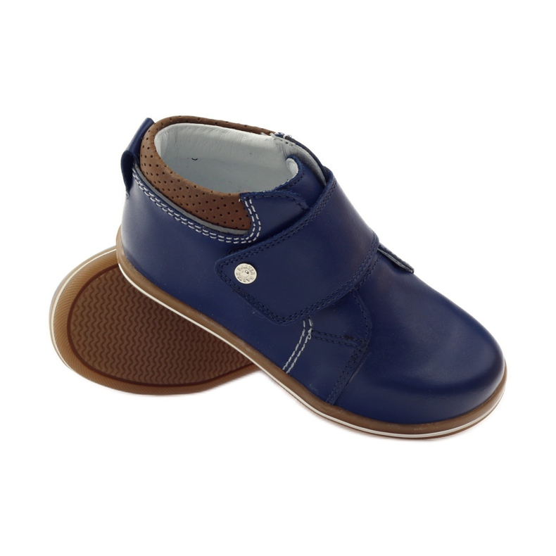 Botas velcros Bartek 31829 azul marino marrón 3