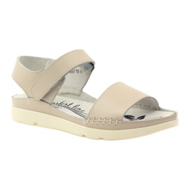 Filippo Cómodas sandalias de velcro beige 1
