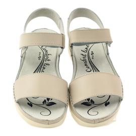 Filippo Cómodas sandalias de velcro beige 4