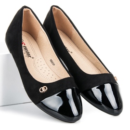 Seastar Bailarinas con puntera barnizada negro 4