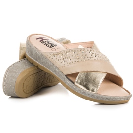 Kylie Chanclas casuales gris 4