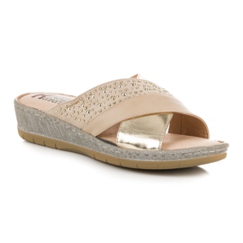 Kylie Chanclas casuales gris 2