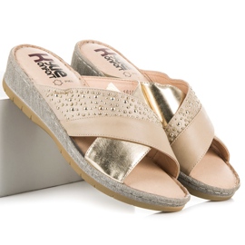 Kylie Chanclas casuales gris 5