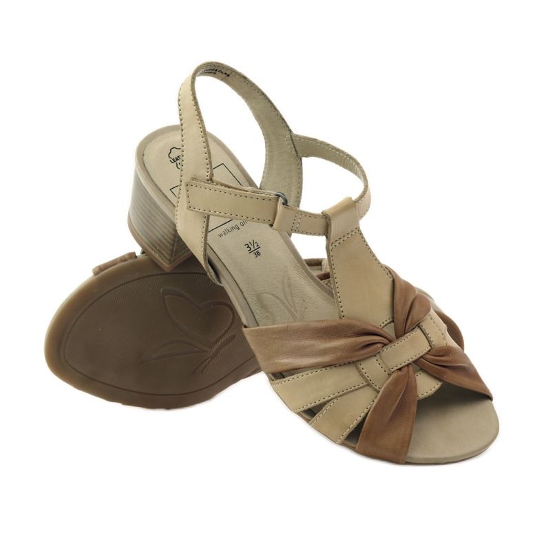 Caprice sandalias zapatos de mujer 28205 marrón 3