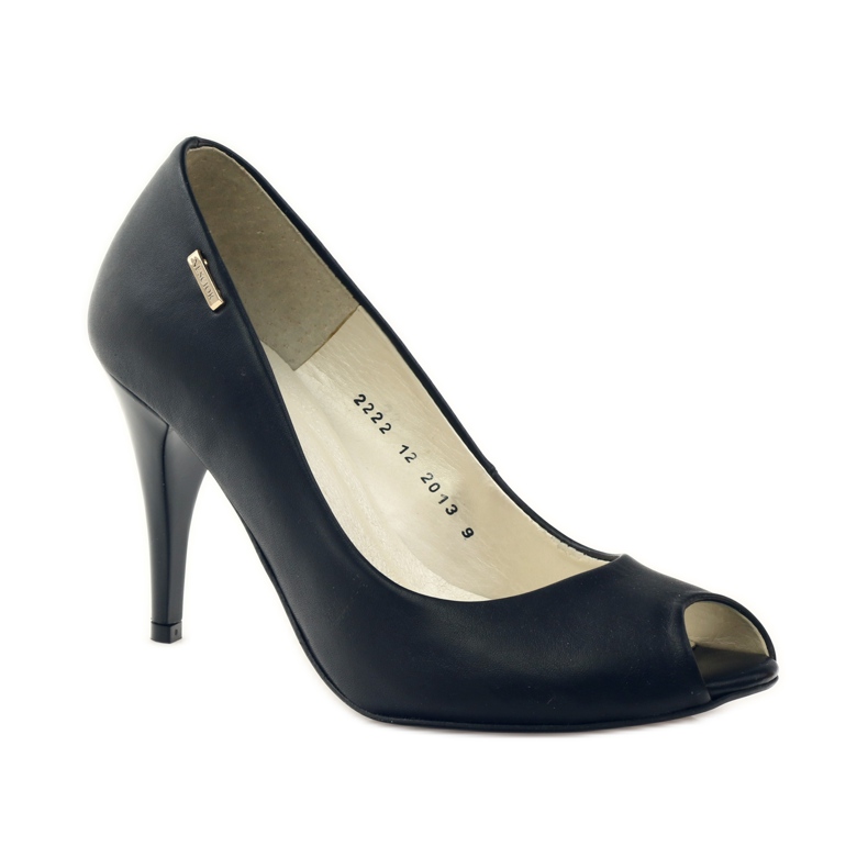 Zapatos de salón para mujer tacones altos Neścior 99 negro 1