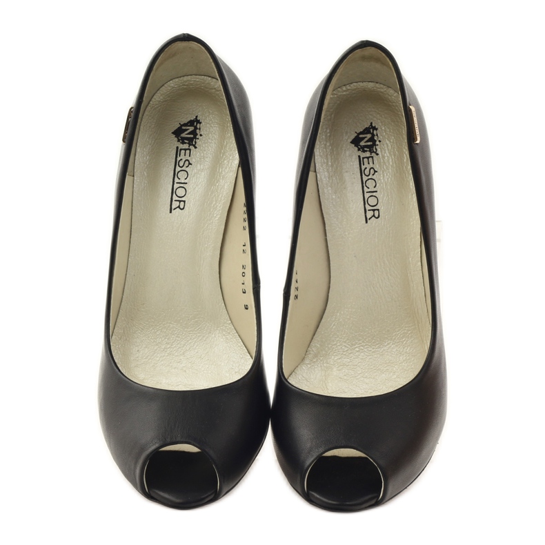 Zapatos de salón para mujer tacones altos Neścior 99 negro 4