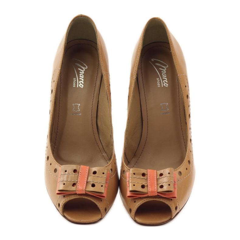 Salones de piel con lazo Marco 1932 marrón naranja 4 Salones de piel con lazo Marco 1932 marrón naranja 4