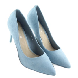 Zapatos tacón ante Candy Shop azul LEI-90 L.BLUE 5