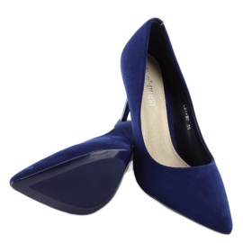 Zapatos tacón ante Candy Shop marino LEI-90 D.BLUE multicolor azul marino 4