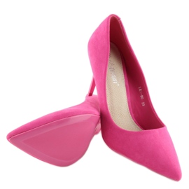 Zapatos tacón ante Candy Shop fucsia LEI-90 L. FUSHIA rosado 5