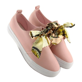 Deportivas atadas con cinta rosa XL09P Rosa rosado 2