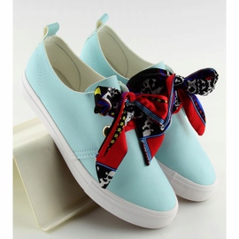 Zapatillas con cordones de cinta azul XL09P L.BLUE 2