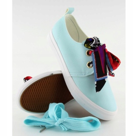 Zapatillas con cordones de cinta azul XL09P L.BLUE 3