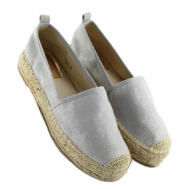 Alpargatas grises para mujer BB10P gris 3