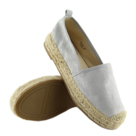 Alpargatas grises para mujer BB10P gris 5