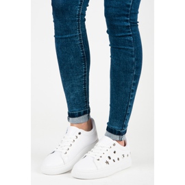 Zapatillas blancas estrellas blanco 1 Zapatillas blancas estrellas blanco 1