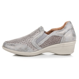 Kylie Zapatos calados sin cordones gris 3