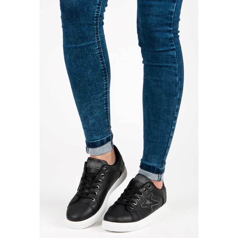 Zapatos deportivos para la primavera negro gris 1