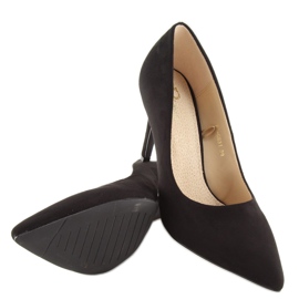 Stilettos mujer ante negro RS-GH31 Negro 4
