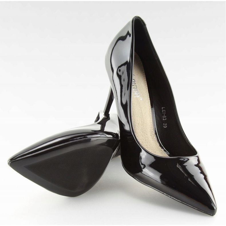 Salón charol negro LEI-83 Negro 2