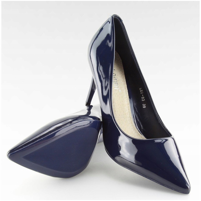 Salones de mujer azul marino LEI-83 Blue 2