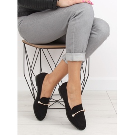 Negro Mocasines negros de mujer T315P Black 4
