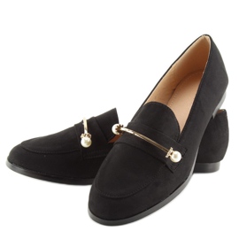 Negro Mocasines negros de mujer T315P Black 2