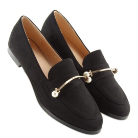 Negro Mocasines negros de mujer T315P Black 1