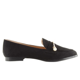 Negro Mocasines negros de mujer T315P Black 3