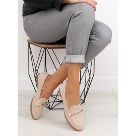 Mocasines mujer beige T315P Nude 4