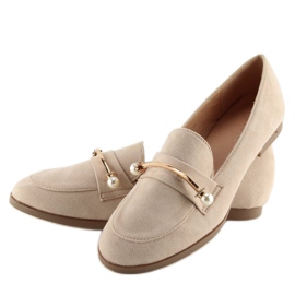 Mocasines mujer beige T315P Nude 2