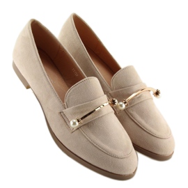 Mocasines mujer beige T315P Nude 1