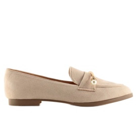 Mocasines mujer beige T315P Nude 3