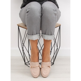 Mocasines mujer beige T315P Nude 5