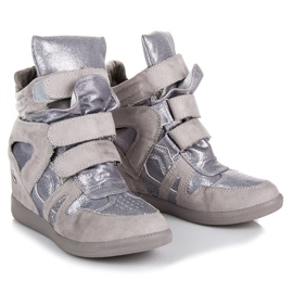 Zapatillas velcro VICES gris 3