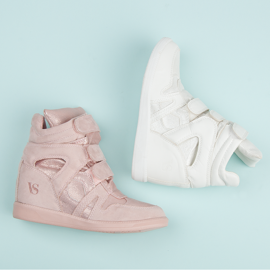Vices zapatillas velcro vicios rosado 1
