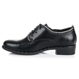 Seastar Zapatos de mujer atados negro 3