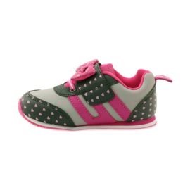 American Club Calzado deportivo con plantilla de piel americana rosado gris 2