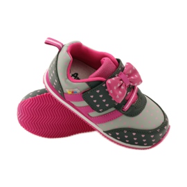 American Club Calzado deportivo con plantilla de piel americana rosado gris 3