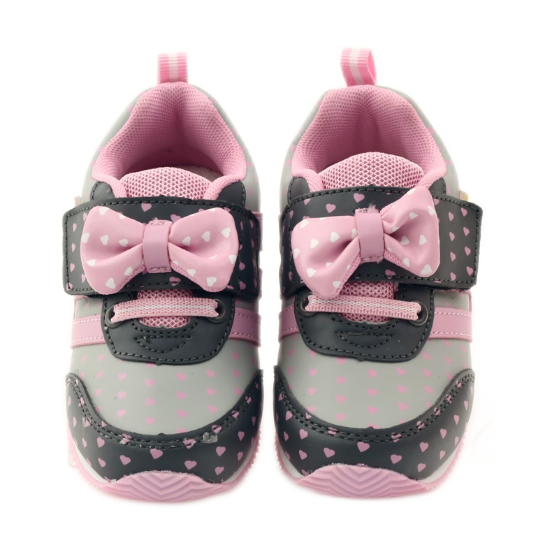 American Club Deportivas americanas con plantilla de piel rosado gris 4