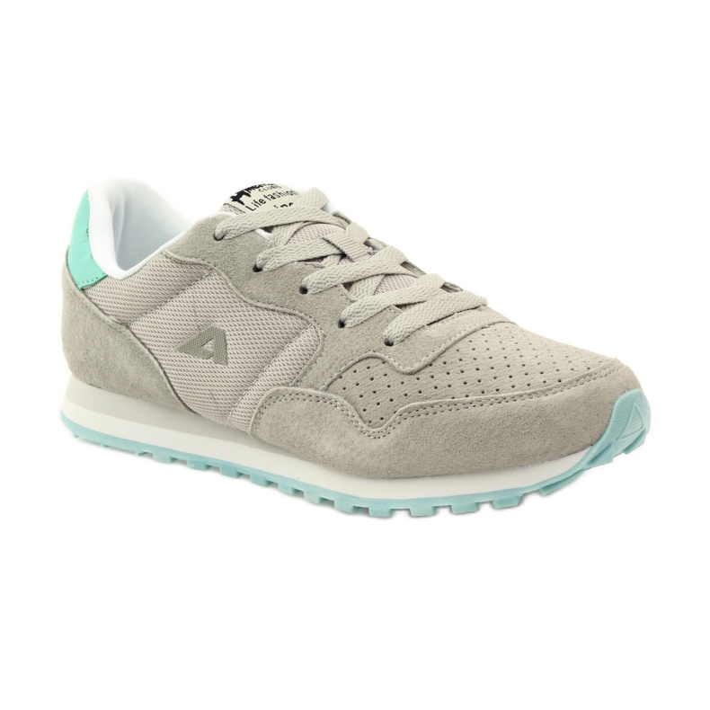American Club Zapatos deportivos de cuero americano 6506 gris multicolor 1