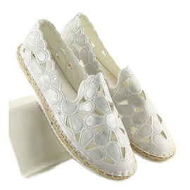 Alpargatas mujer caladas blancas LT86 White blanco 1 Alpargatas mujer caladas blancas LT86 White blanco 1