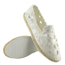 Alpargatas mujer caladas blancas LT86 White blanco 2 Alpargatas mujer caladas blancas LT86 White blanco 2