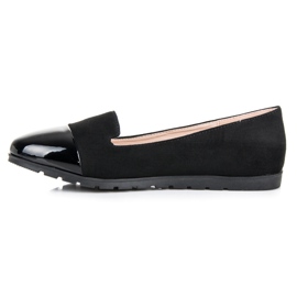 Vinceza Lordsy con puntera barnizada negro 1