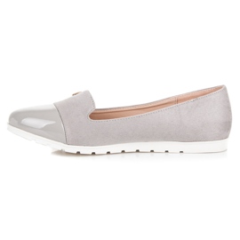 Vinceza Lordsy con puntera barnizada gris 4