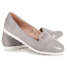 Vinceza Lordsy con puntera barnizada gris 5