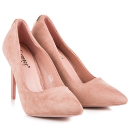 Seastar Tacones De Ante Con Adorno rosado 5