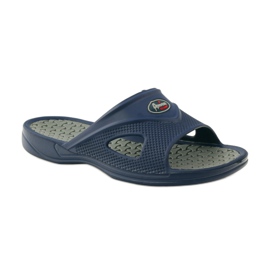 American Club Chanclas de piscina de espuma para hombre gr americano azul marino 1
