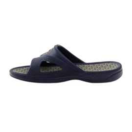American Club Chanclas de piscina de espuma para hombre gr americano azul marino 2